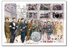 The 70th Anniversary of VE Day Coin Cover