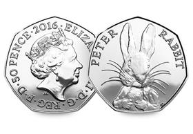 2016 UK Peter Rabbit CERTIFIED BU 50p