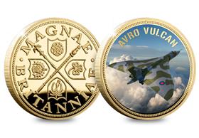 The Avro Vulcan Gold-Plated Commemorative