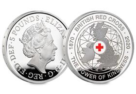 UK 2020 British Red Cross Silver Proof £5 Coin