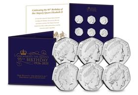 The Queen Elizabeth II Official Birthday 50p Set