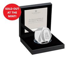 UK 2022 Platinum Jubilee Silver Proof 50p Coin