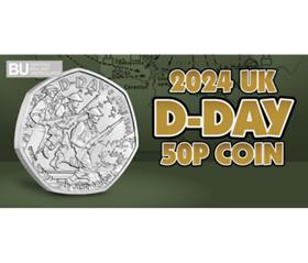 2024 UK D-Day 50p