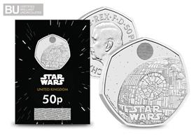 2024 UK Star Wars Death Star CERTIFIED BU 50p