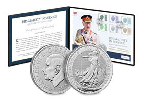 His Majesty in Service 2024 Silver Cover