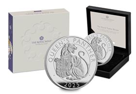 The UK 2025 Queen's Panther Silver 1oz Coin