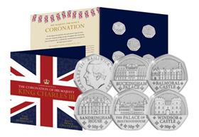 The Royal Residences BU 50p Set