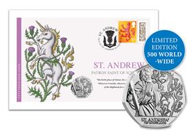 St. Andrew's Day BU 50p Coin Cover