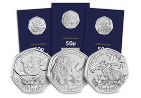 2024 UK Ice Age Giants BU 50p Collection