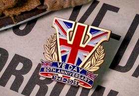 The VE Day 80th Anniversary Pin Badge