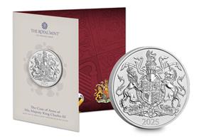 The UK 2025 Coat of Arms of King Charles III