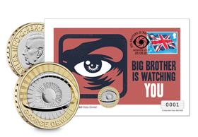 George Orwell UK £2 Coin Cover