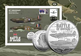 Battle of Britain 85th Anniversary Silver Coin Cover