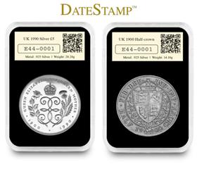 The Queen Mother 125th Birthday Historic Silver DateStamp Pair
