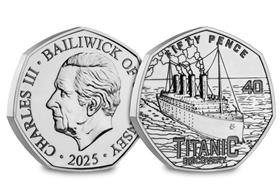 Discover the OFFICIAL Titanic BU 50p Coin
