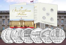 The 2025 Buckingham Palace BU 50p Coin Set