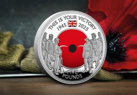 The 2025 RBL Poppy Proof £5