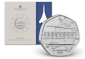 The UK 2026 Concorde BU 50p Pack