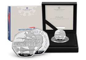The UK 2026 Concorde Silver Proof 50p