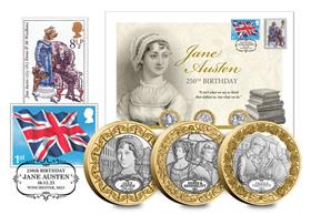 Jane Austen Ultimate £2 Coin Cover