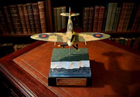 White Cliffs Defender Spitfire Sculpture