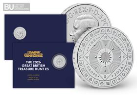 2026 UK Great British Treasure Hunt BU £5 Coin