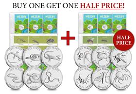 'Garden' Buy One Get One HALF PRICE British Wildlife 10p Bundle