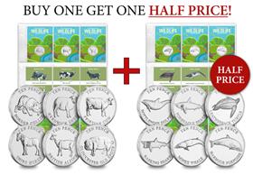 'Mixed' Buy One Get One HALF PRICE British Wildlife 10p Bundle