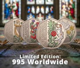 2026 Patron Saints Colour BU 50p Set