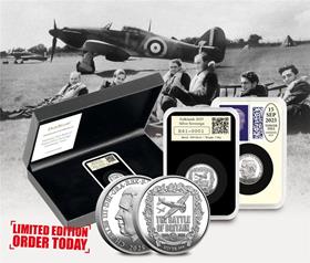 Battle of Britain 85th Anniversary Silver Sovereign DateStamp Issue