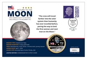 Return to the Moon Commemorative Cover