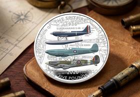The Spitfire 90th Anniversary Silver Proof £5 Coin