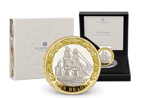 The UK 2026 HMS Beagle Silver Proof £2 Coin