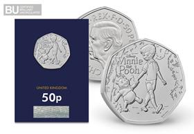 2026 UK Winnie the Pooh Loyalty BU 50p Coin