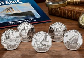 JUST £37.50: The Official 2025 Titanic BU 50p Coin Collection