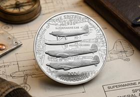 Spitfire 90th Proof £5 Coin