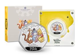 The UK 2026 100 Years of Winnie the Pooh Friendship Silver Proof 50p C