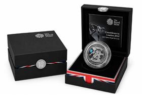 UK Countdown to London 2012 Silver Proof £5 Coin