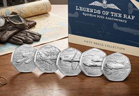 The Official Spitfire 90th Anniversary 50p Set