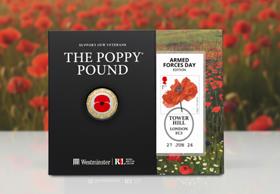 Armed Forces Day Edition Colour Poppy Pound