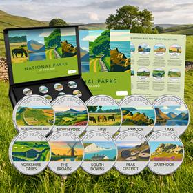 The English National Parks 10p Collection