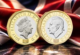 The British Pound Coin Historic Frame