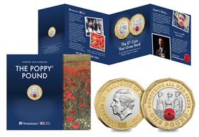 The 2026 Colour Poppy One Pound Coin