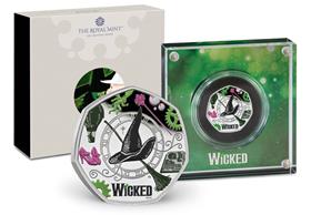 The UK 2026 Wicked Silver Proof 50p Coin