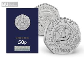 2026 UK Wicked CERTIFIED BU 50p Coin