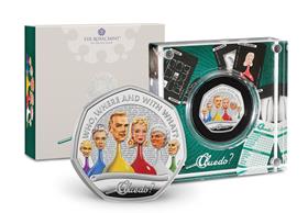 The UK 2026 Cluedo Silver Proof 50p Coin