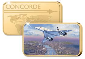 The 'Concorde Over London' Gold-Plated Ingot