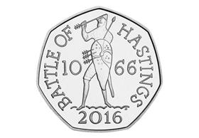 2016 UK Battle of Hastings Circulation 50p