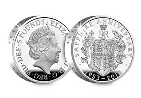 UK 2018 Coronation Jubilee Silver Proof Piedfort £5