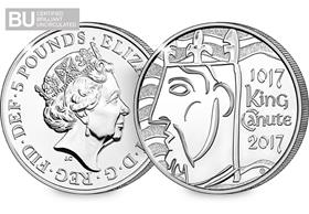 2017 UK King Canute CERTIFIED BU £5